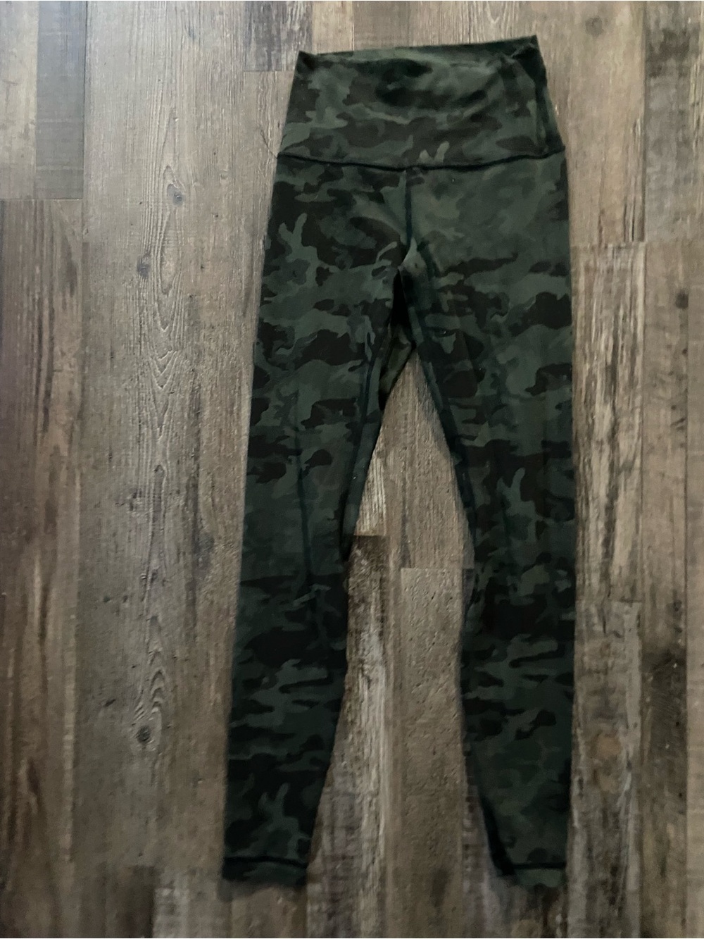 lululemon athletica Women's Camo High-Waist Leggings - Green & Black